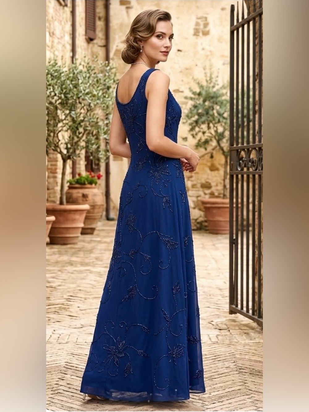 Y2K Vintage JASDEE NY Evening Party Wedding Prom Dress 2 pcs Hand Beaded Sz 12